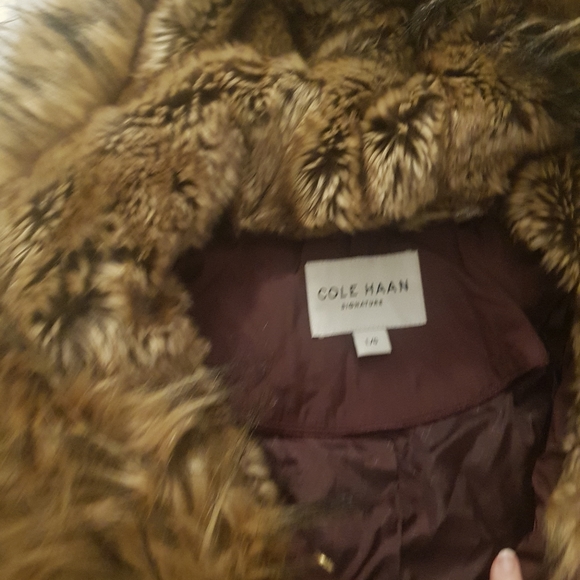 Cole Haan Asymmetrical Puffer Jacket - Picture 4 of 5